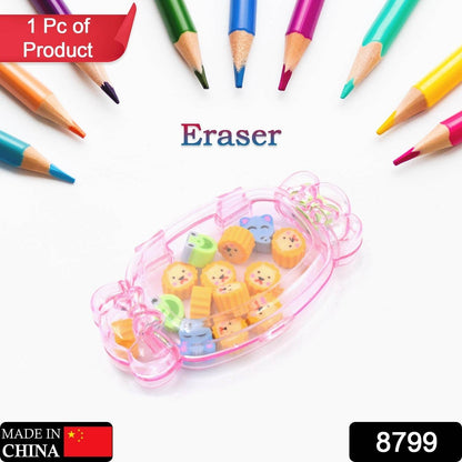 Cute School Eraser Set Cute Eraser Multi Design Rubber Erasers For Pencil Cleaning Stationery School Student Girl Kids (15 pc In1 Set) - infinityexculsivestore.com