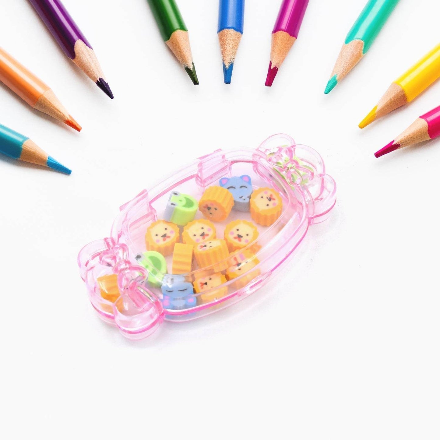 Cute School Eraser Set Cute Eraser Multi Design Rubber Erasers For Pencil Cleaning Stationery School Student Girl Kids (15 pc In1 Set) - infinityexculsivestore.com