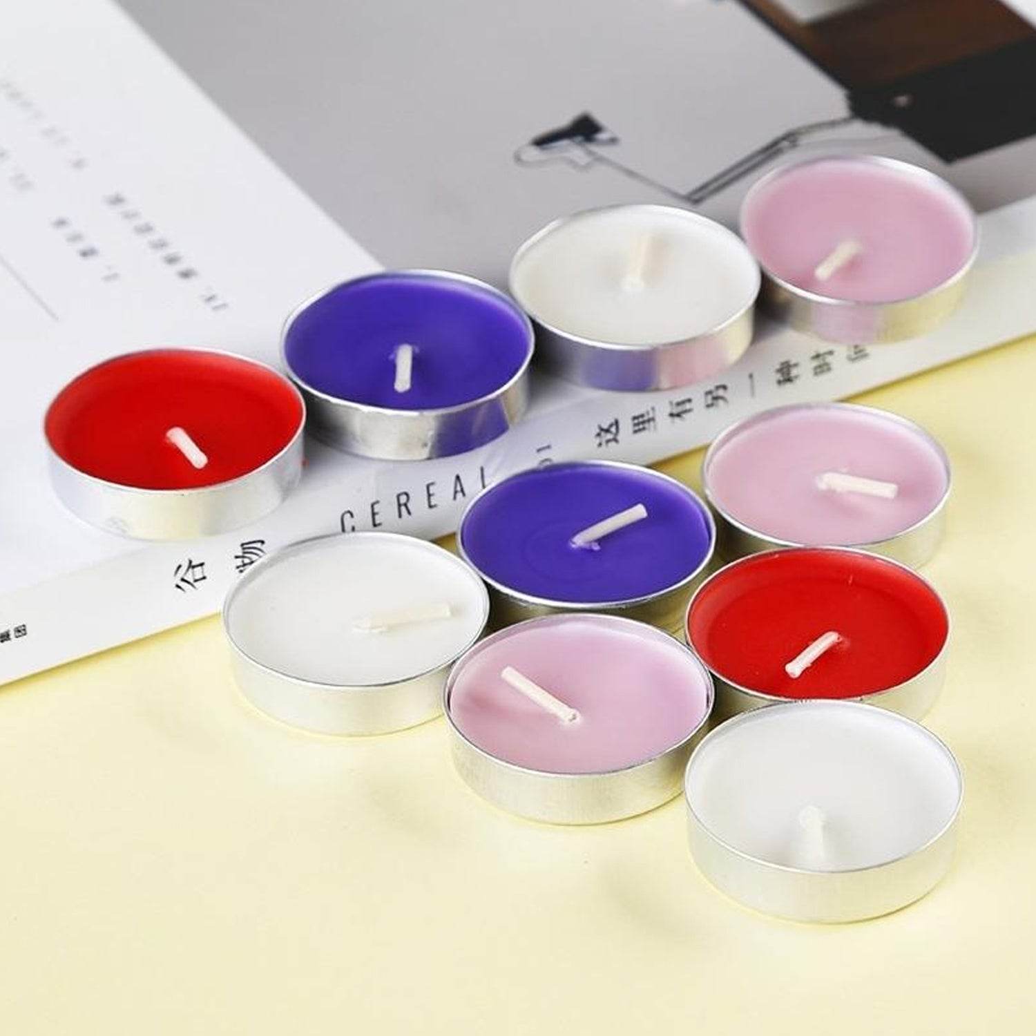 DECORATIVE COLOR CANDLE LIGHT CANDLE PERFECT FOR GIFTS, HOME, ROOM, BIRTHDAY, ANNIVERSARY DECORATIVE CANDLES (10 Pc Set) - infinityexculsivestore.com