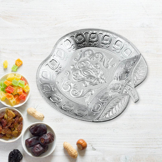 DECORATIVE MUKHWAS SERVING TRAY SERVING MUKHWAS PLATE FANCY TRAY DRY FRUIT SERVING TRAY (1 Pc Set) - infinityexculsivestore.com