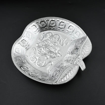 DECORATIVE MUKHWAS SERVING TRAY SERVING MUKHWAS PLATE FANCY TRAY DRY FRUIT SERVING TRAY (1 Pc Set) - infinityexculsivestore.com