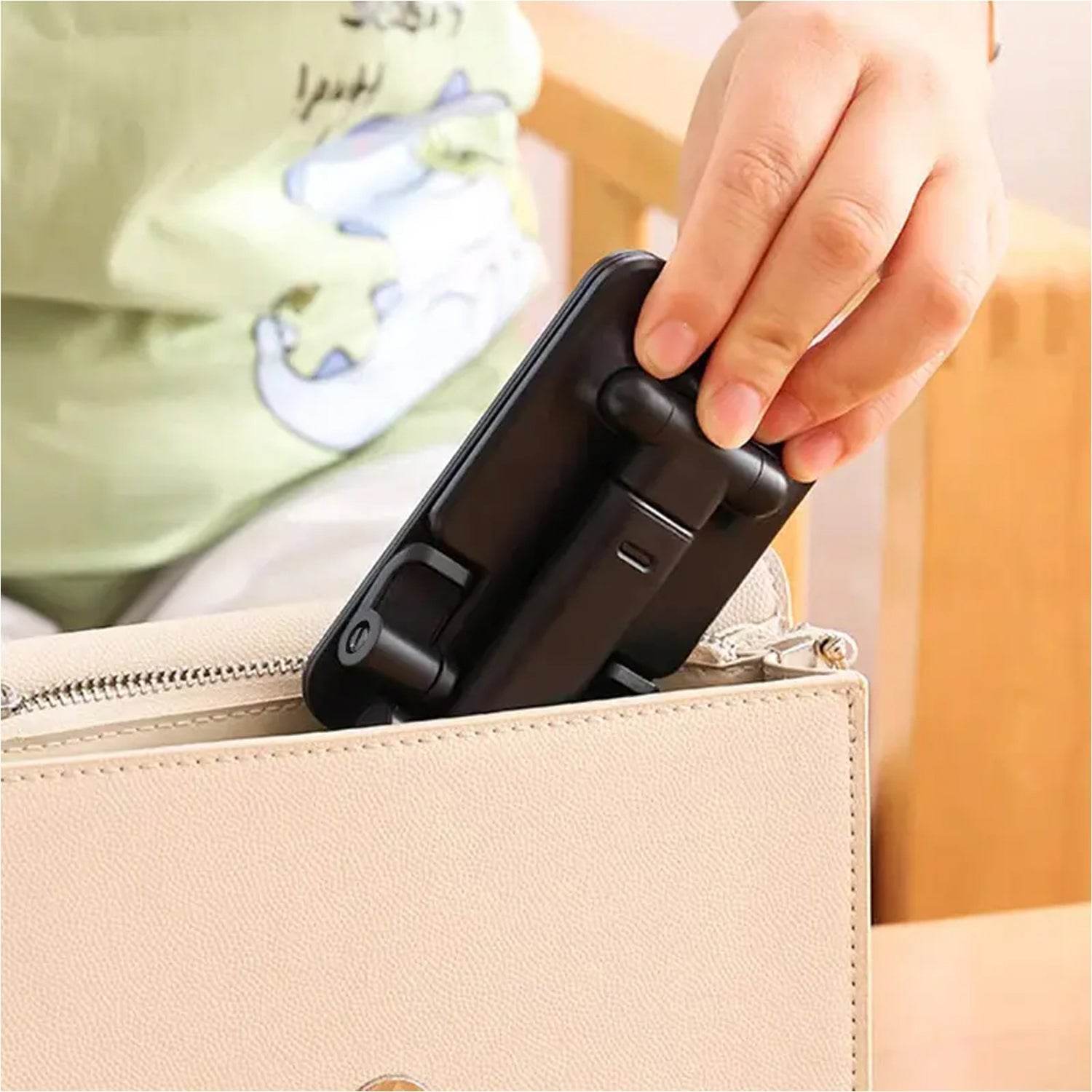 DESKTOP CELL PHONE STAND PHONE HOLDER FULL 3-WAY ADJUSTABLE PHONE STAND FOR DESK HEIGHT + ANGLES PERFECT AS DESK ORGANIZERS AND ACCESSORIES - infinityexculsivestore.com