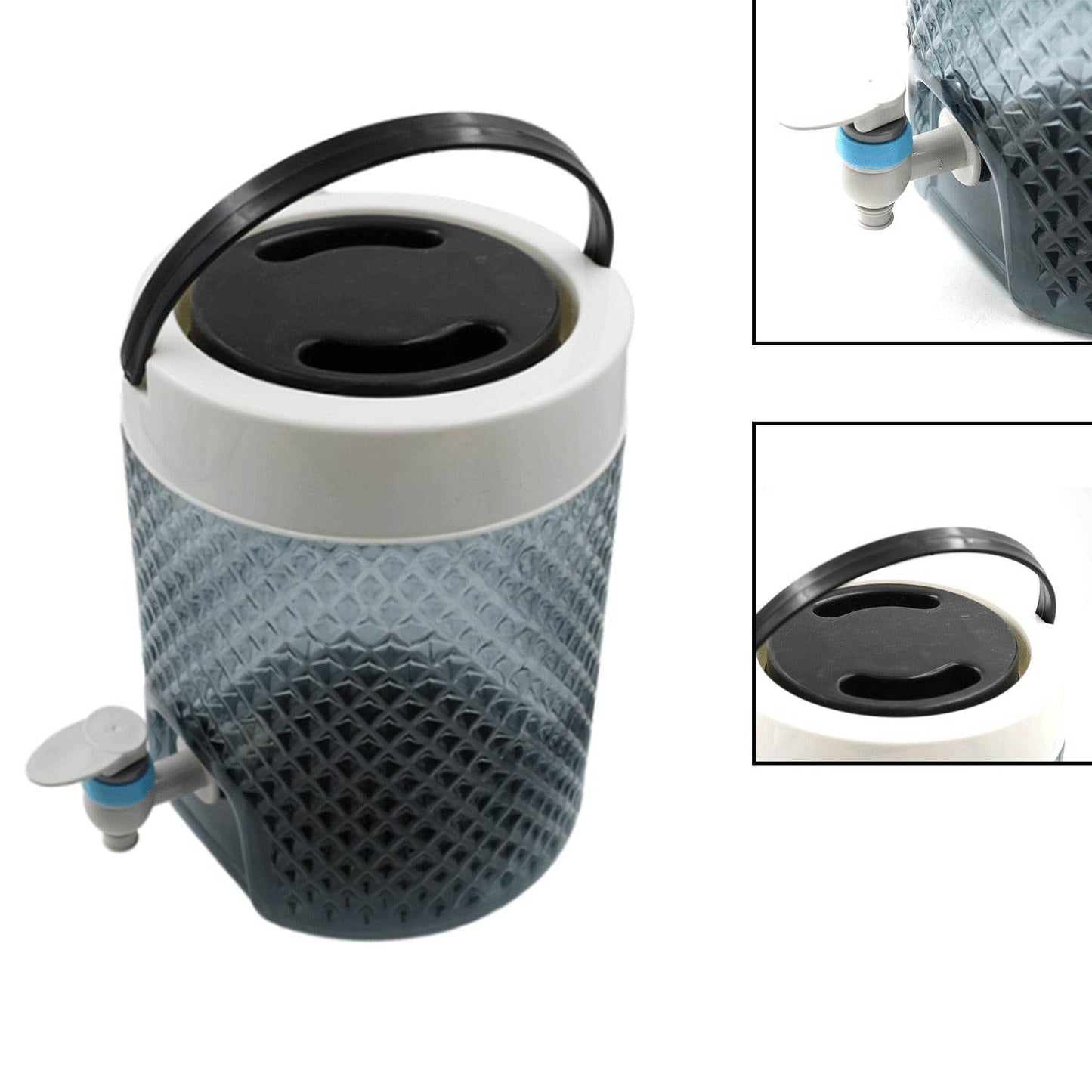 DIAMOND CUT DESIGN PLASTIC WATER JUG TO CARRYING WATER AND OTHER BEVERAGES (4500ML) - infinityexculsivestore.com