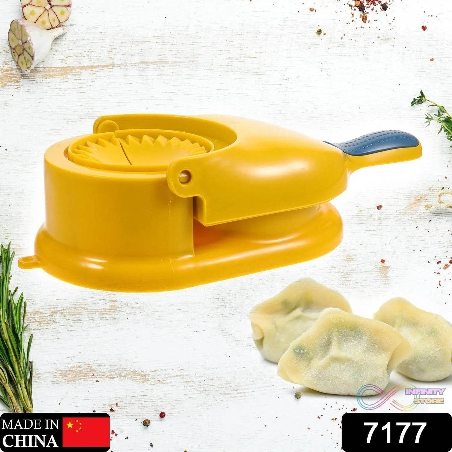 DUMPLING SKIN PRESS MOULD FOR GUJIYA , GHUGHRA , MOMOS MAKING, 2 IN 1 DUMPLING MAKER MOULD MACHINE, KITCHEN DUMPLING MAKING TOOL - infinityexculsivestore.com