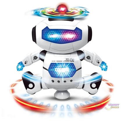 Dancing Robot with 3D Lights and Music. - infinityexculsivestore.com