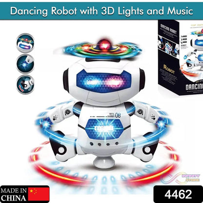 Dancing Robot with 3D Lights and Music. - infinityexculsivestore.com