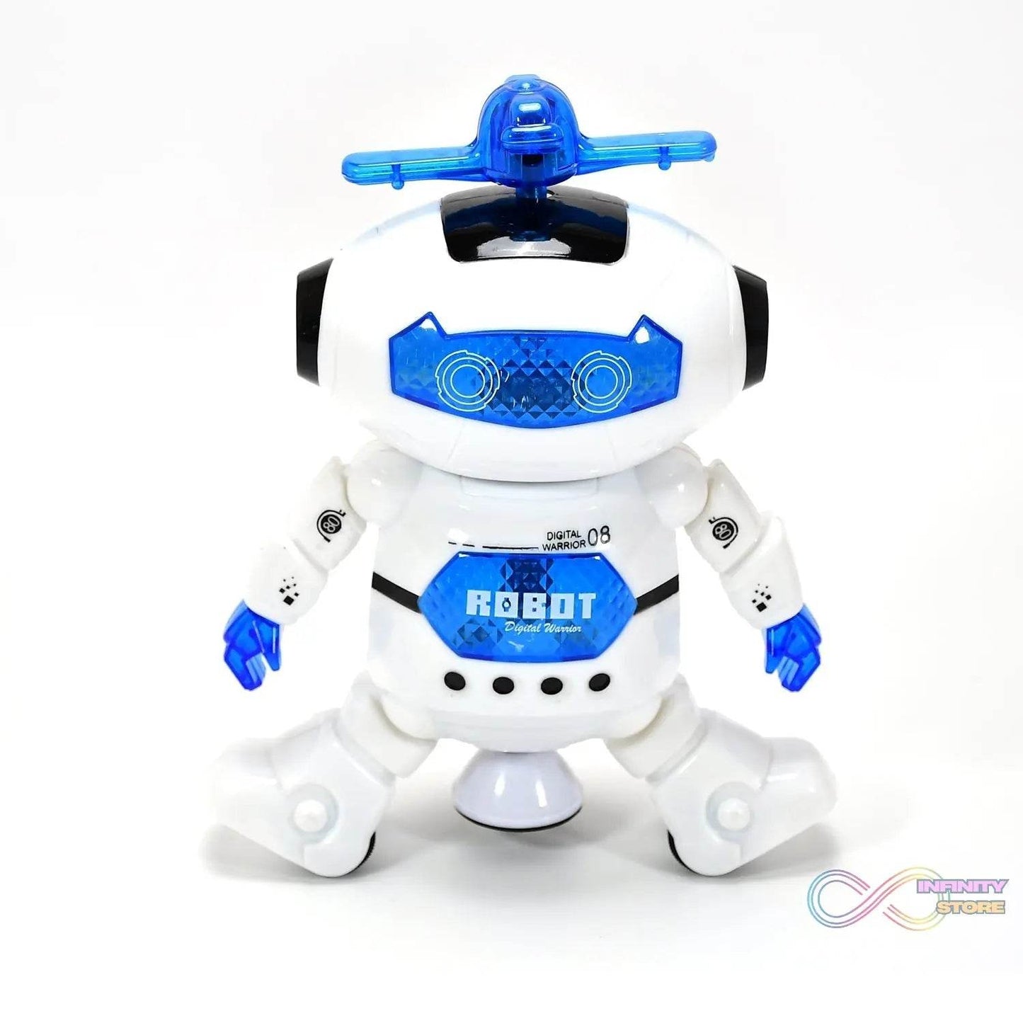Dancing Robot with 3D Lights and Music. - infinityexculsivestore.com