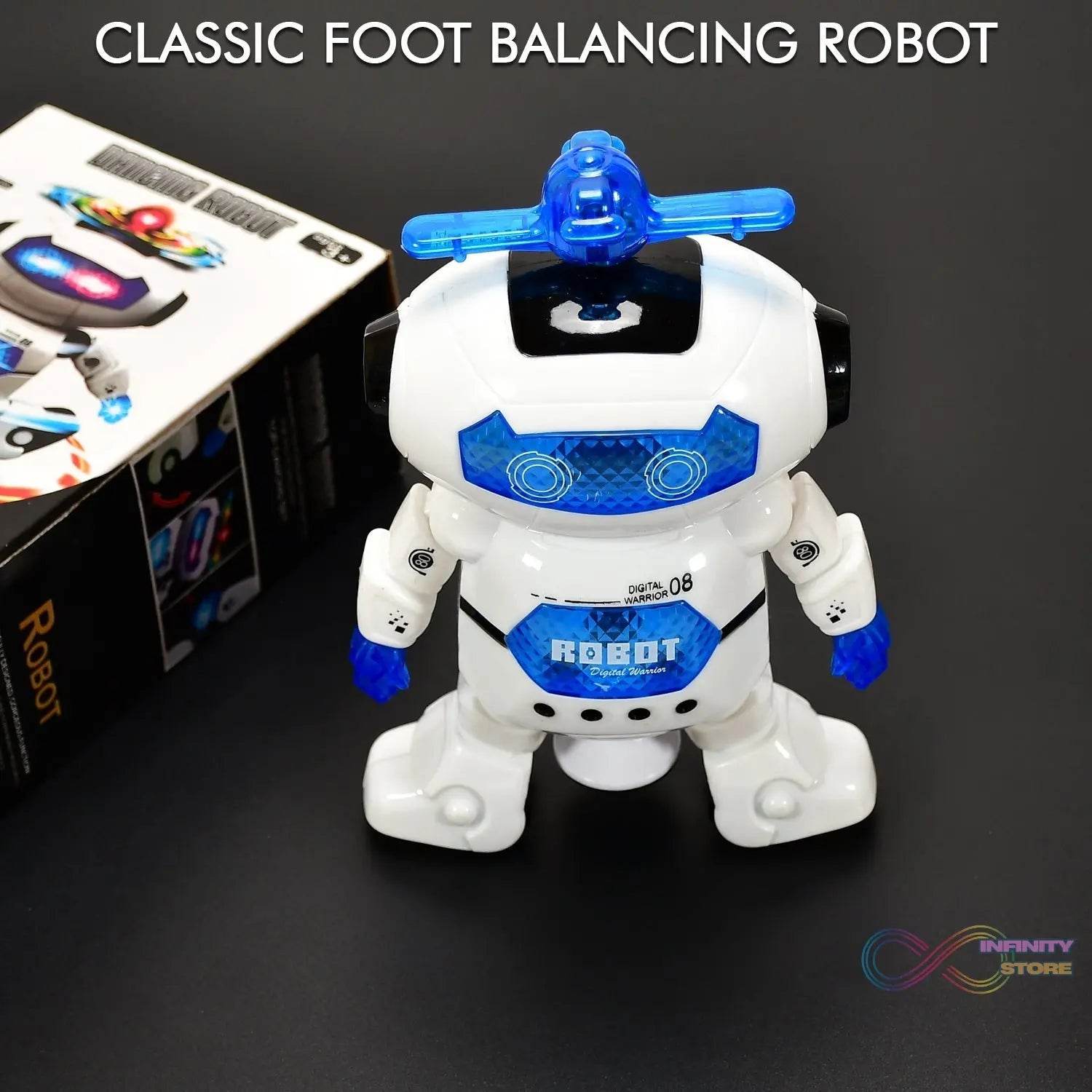 Dancing Robot with 3D Lights and Music. - infinityexculsivestore.com