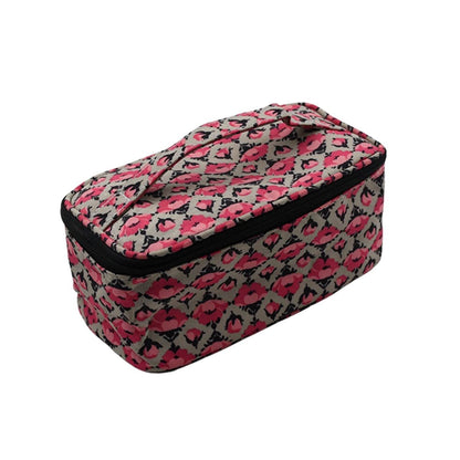 Decor Travel Makeup Bag with Small pouch Portable Organizer Makeup Cosmetic Train Case Large Capacity for Cosmetics Makeup Brushes and Toiletry Jewelry for More Storage - infinityexculsivestore.com