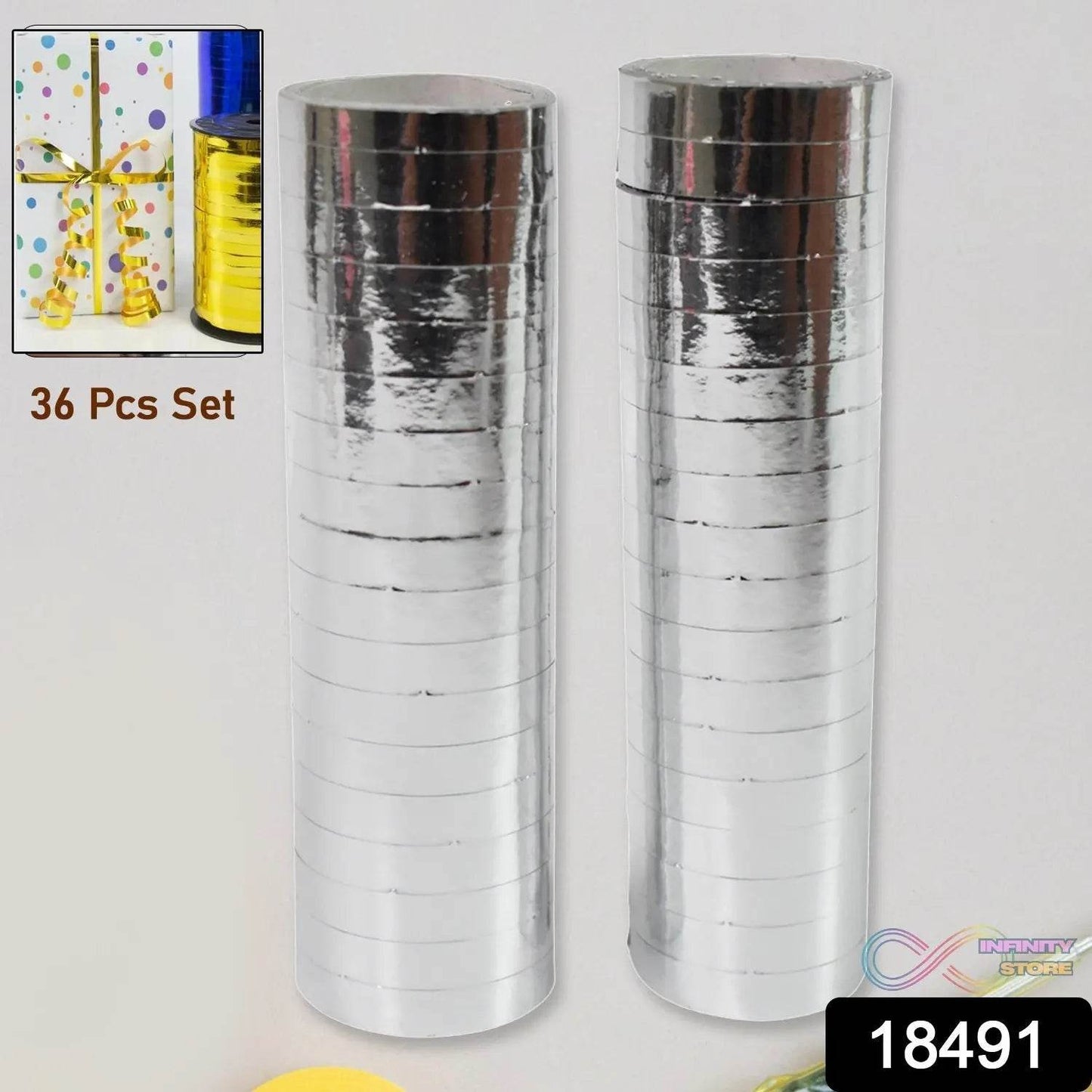 Decoration Balloon Ribbon, Smooth Ribbon for Party Decoration (36 Pcs Set) - infinityexculsivestore.com