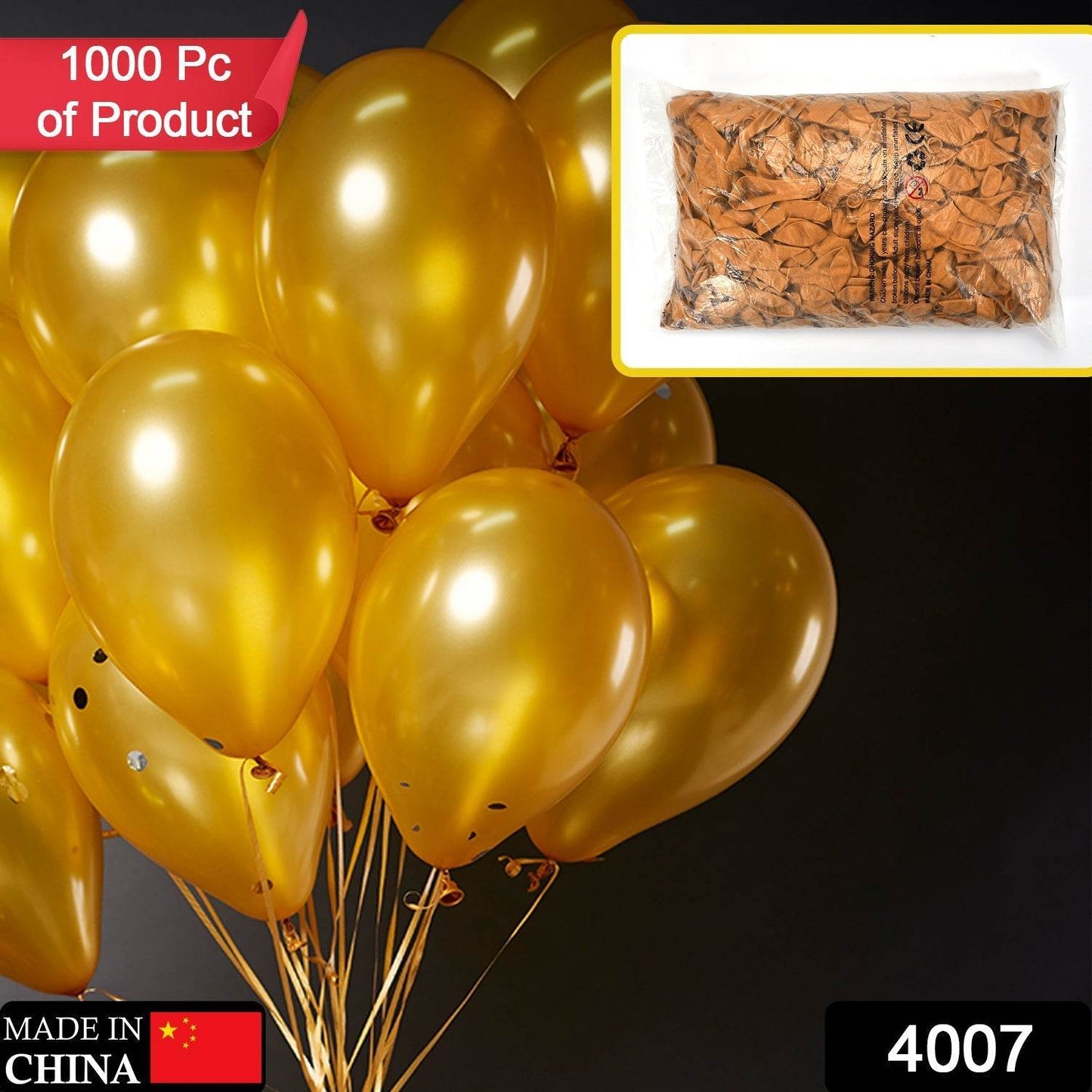 Decoration Party Balloon for Birthday, Festival, Celebration - 1000 pcs (Multicolor) - infinityexculsivestore.com
