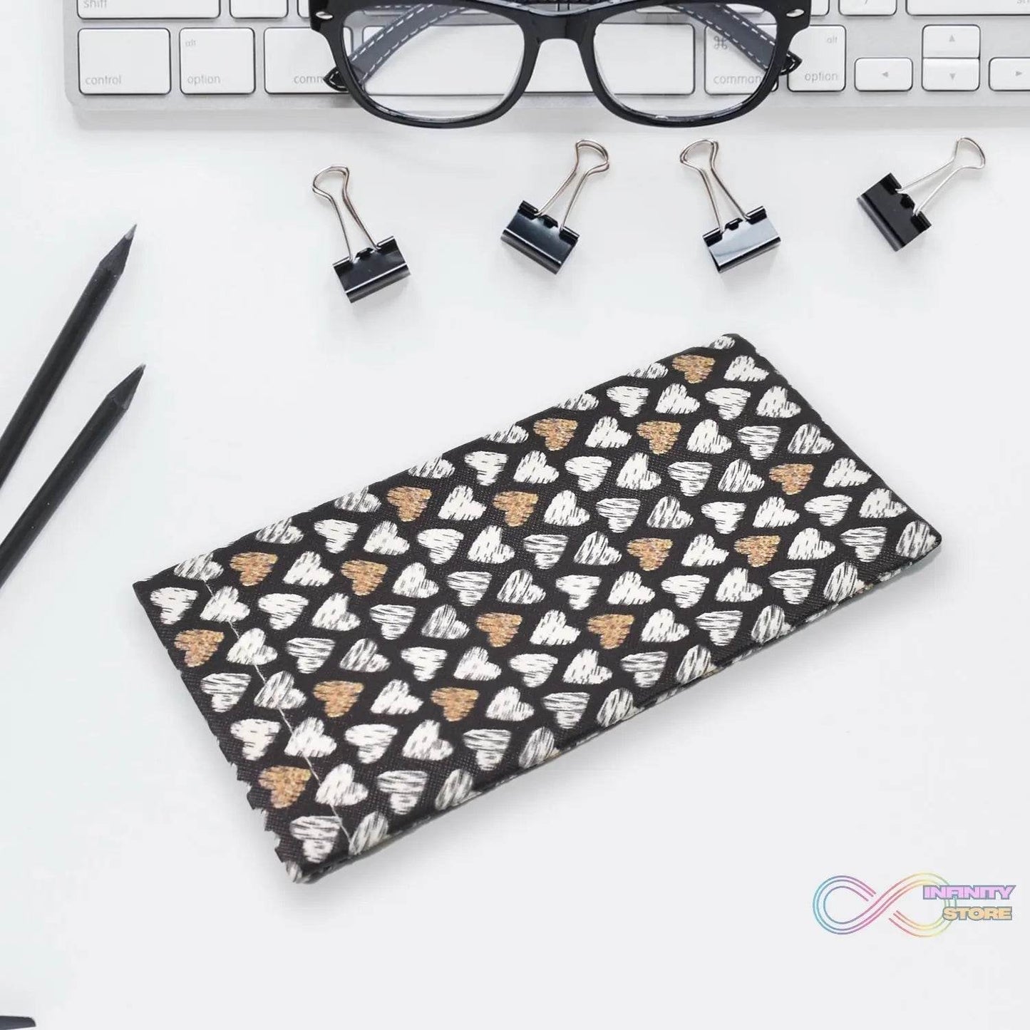 Decorative Glasses Case Eyeglasses Holder Storage Box (1 Pc / Mix color & Design) - infinityexculsivestore.com