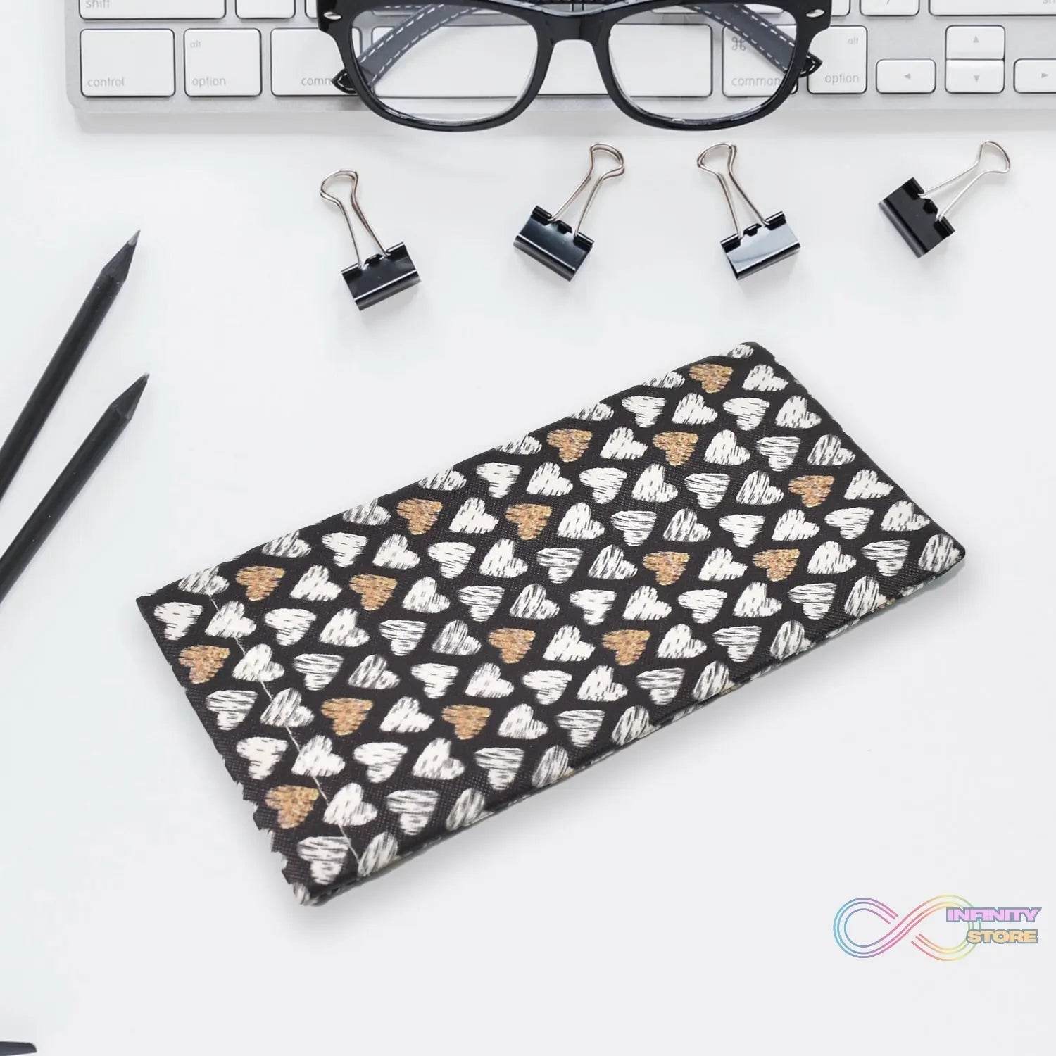 Decorative Glasses Case Eyeglasses Holder Storage Box (1 Pc / Mix color & Design) - infinityexculsivestore.com