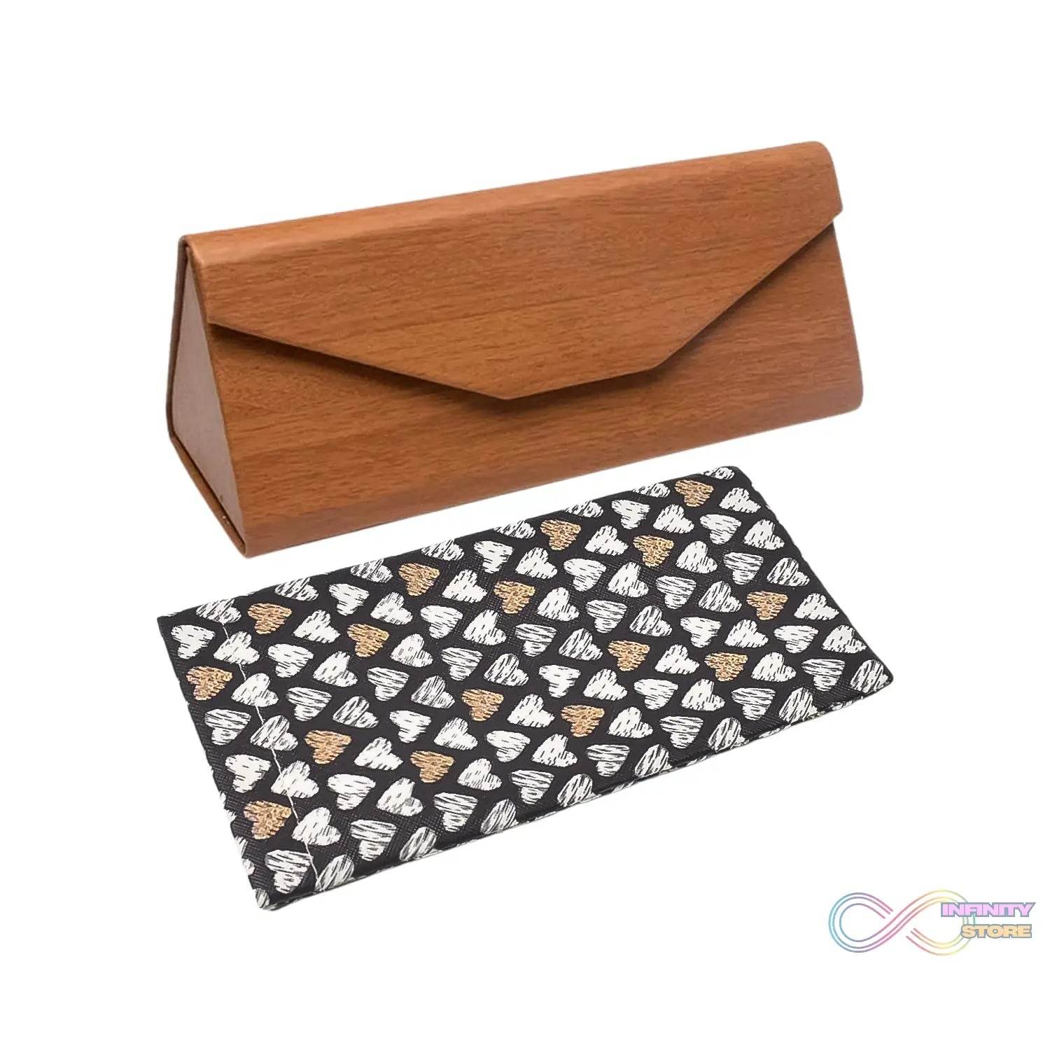 Decorative Glasses Case Eyeglasses Holder Storage Box (1 Pc / Mix color & Design) - infinityexculsivestore.com