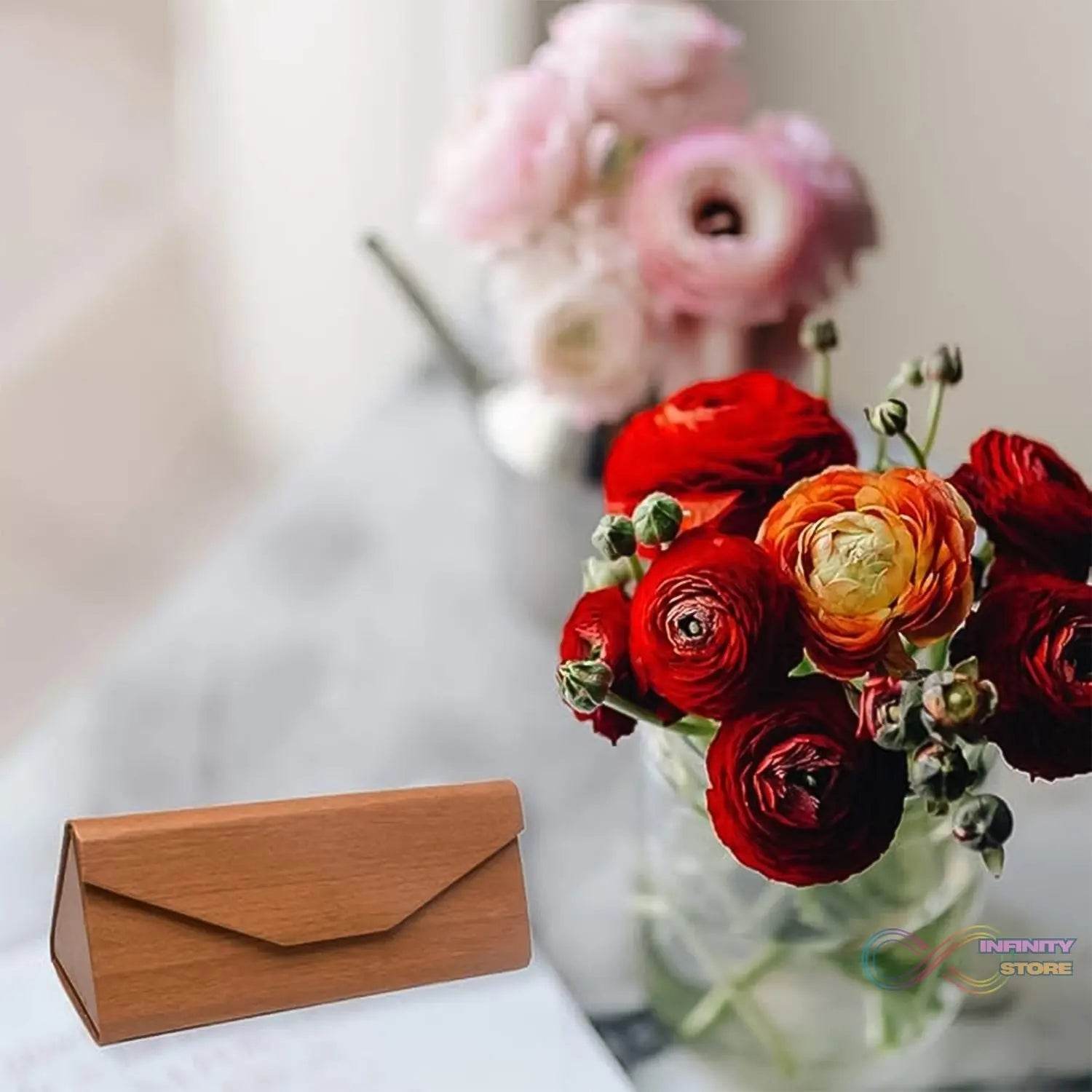 Decorative Glasses Case Eyeglasses Holder Storage Box (1 Pc / Mix color & Design) - infinityexculsivestore.com