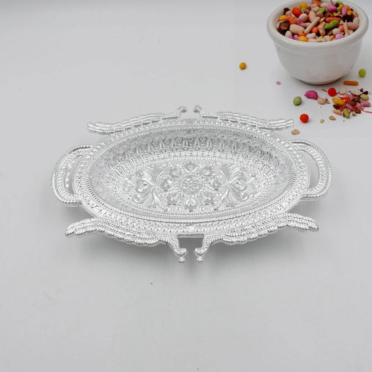 Decorative Mukhwas Serving Tray Serving Mukhwas Plate Fancy Candy Tray Dry Fruit Serving Tray - infinityexculsivestore.com