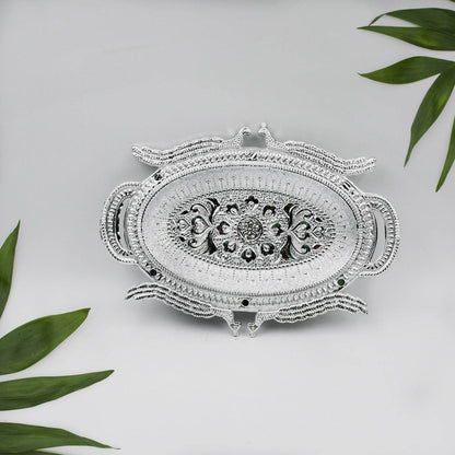 Decorative Mukhwas Serving Tray Serving Mukhwas Plate Fancy Candy Tray Dry Fruit Serving Tray - infinityexculsivestore.com