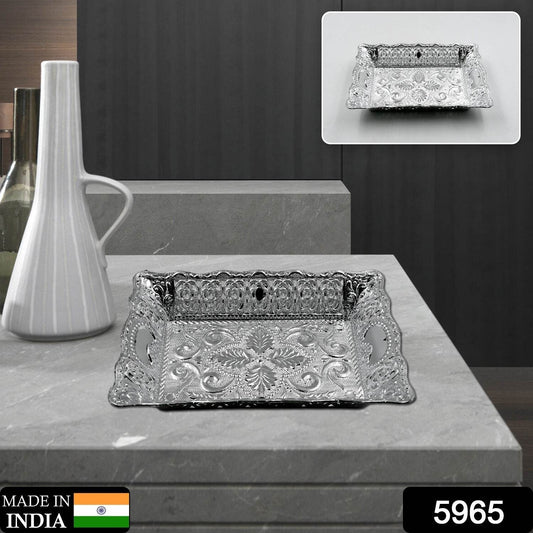 Decorative Mukhwas Serving Tray Serving Mukhwas Plate Fancy Candy Tray Dry Fruit Serving Tray - infinityexculsivestore.com