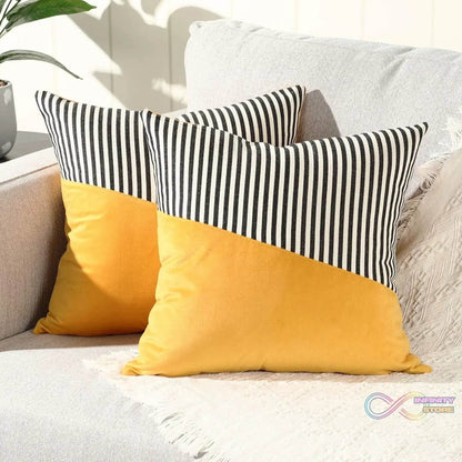 Decorative Pillow Covers Cushion Cases Soft Cotton (22 × 22 Inch / 1 Pair / 2 Pc) - infinityexculsivestore.com