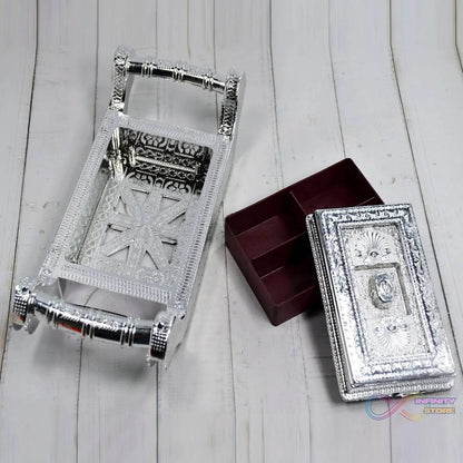 Decorative Platter Dry Fruit Mukhvas Serving Tray - infinityexculsivestore.com