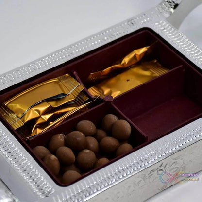 Decorative Platter Dry Fruit Mukhvas Serving Tray - infinityexculsivestore.com