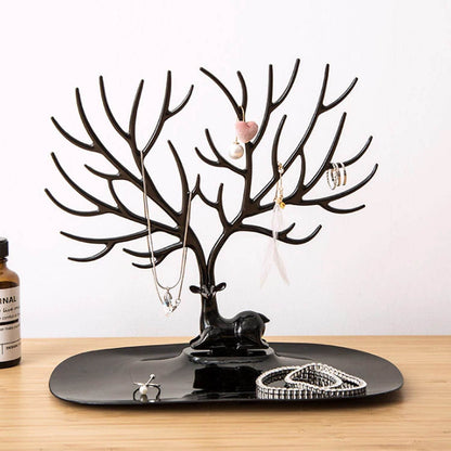 Deer Shaped Jewellery Display Holder Earring Necklace Holder Organiser (1Pc Only) - infinityexculsivestore.com