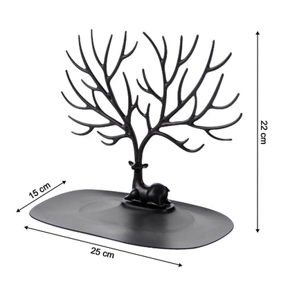 Deer Shaped Jewellery Display Holder Earring Necklace Holder Organiser (1Pc Only) - infinityexculsivestore.com