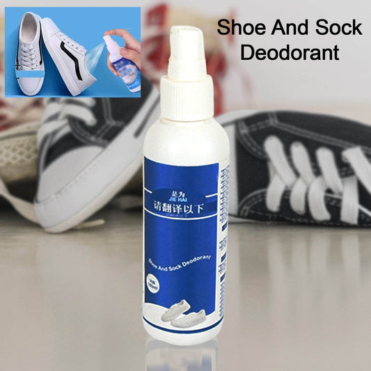 Deodorant Spray for Shoes & Socks, Shoe Deodorizer Spray, Shoe Odor Eliminator Spray, Sneaker & Shoe Deodorant, Freshness for Work Shoes, Safety Shoes, Sports Shoes & More (100 ML) - infinityexculsivestore.com