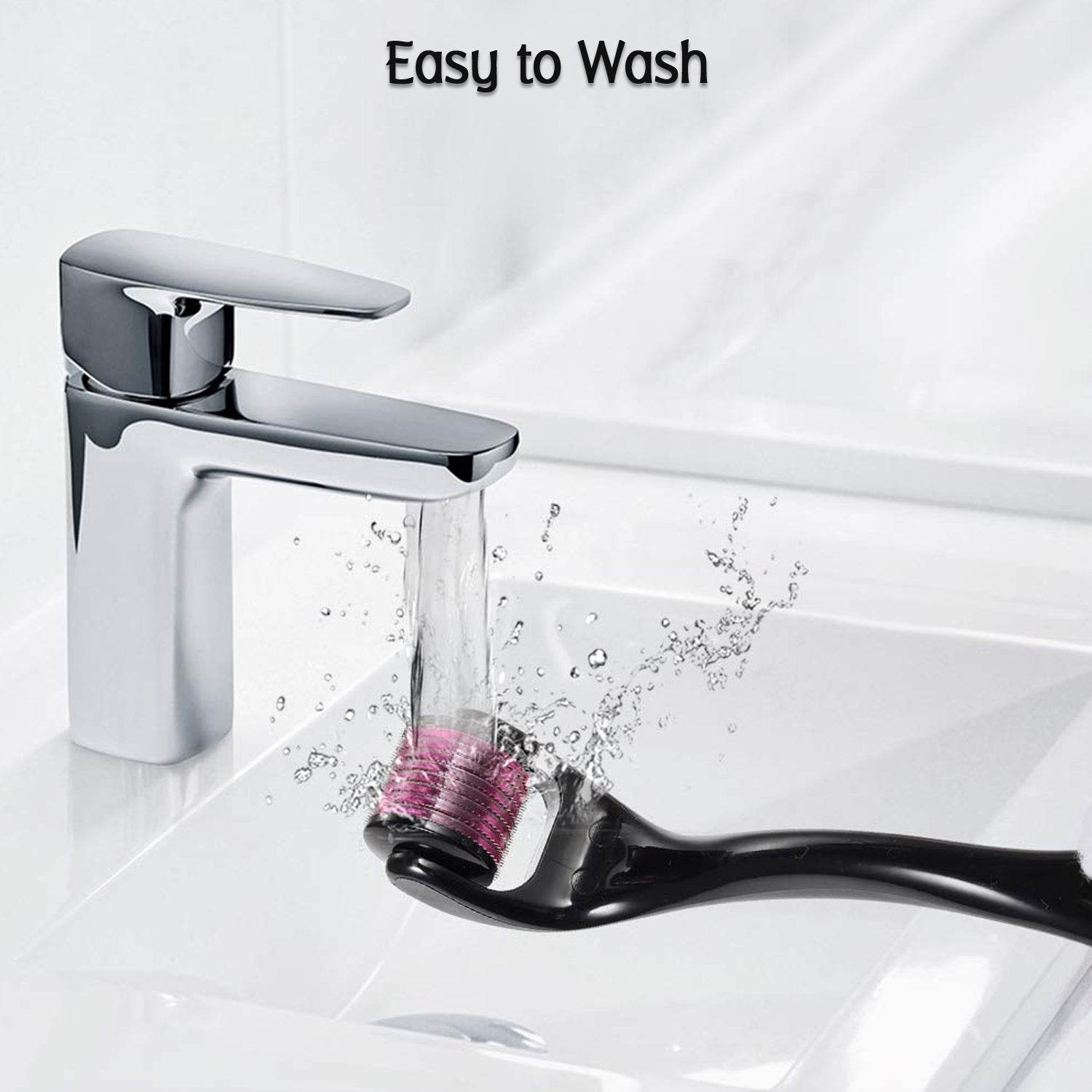 Derma Roller Anti Ageing and Facial Scrubs & Polishes Scar Removal Hair Regrowth (0.75mm) - infinityexculsivestore.com