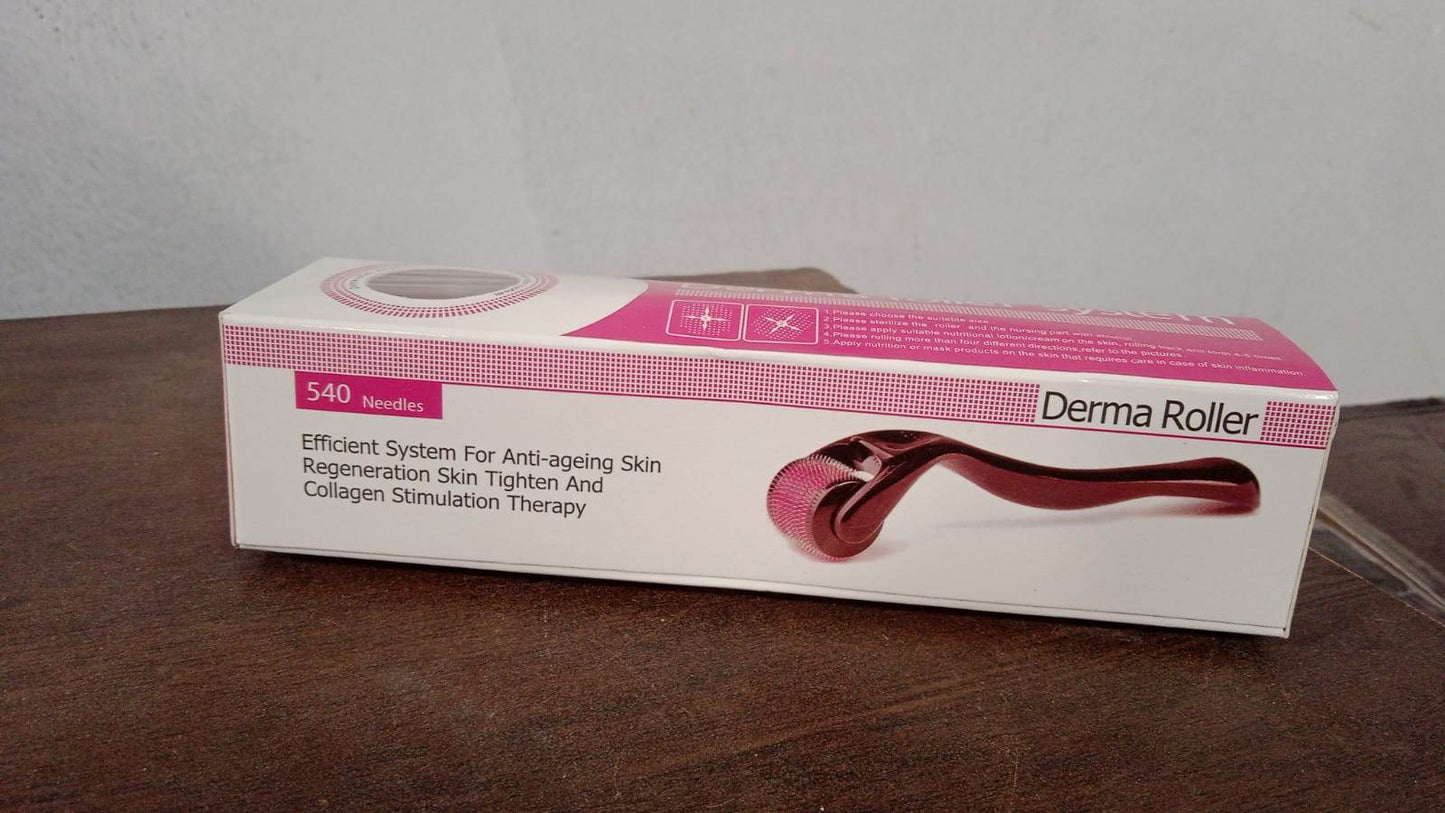 Derma Roller Anti Ageing and Facial Scrubs & Polishes Scar Removal Hair Regrowth (0.75mm) - infinityexculsivestore.com