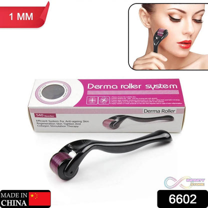 Derma Roller Anti Ageing and Facial Scrubs & Polishes Scar Removal Hair Regrowth (1mm) - infinityexculsivestore.com
