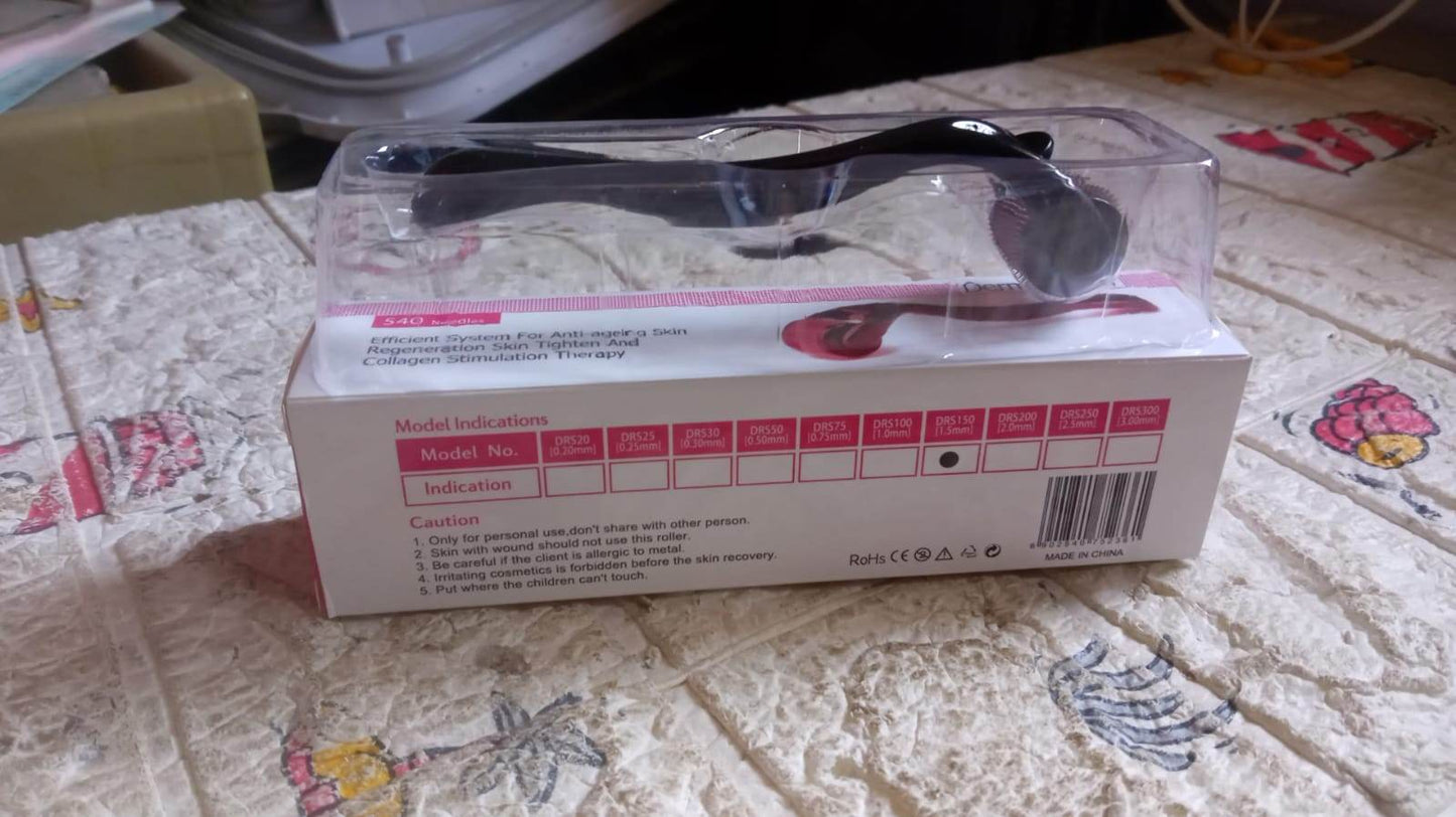 Derma Roller Anti Ageing and Facial Scrubs & Polishes Scar Removal Hair Regrowth (2 MM) - infinityexculsivestore.com