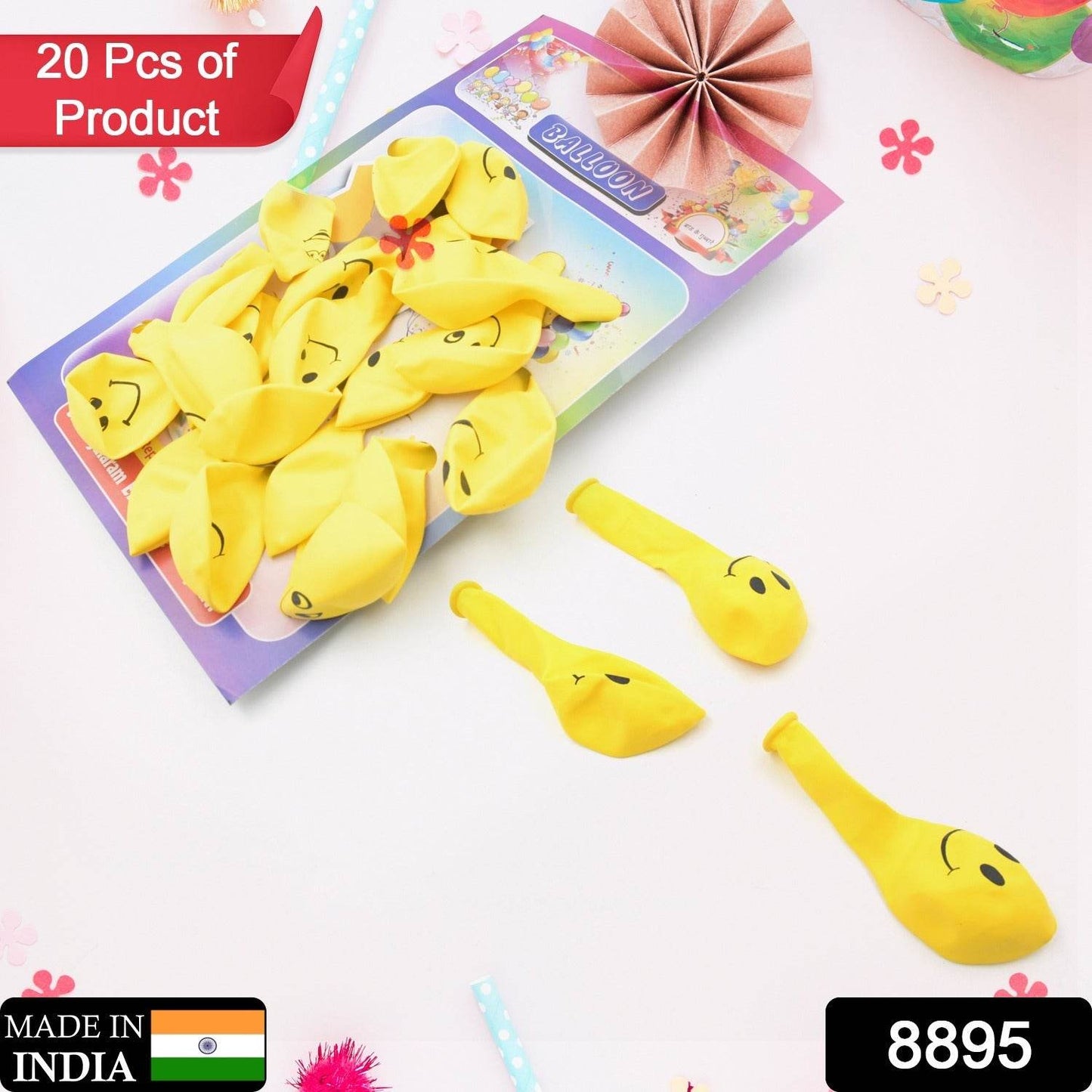 Cartoon Printed Design Balloons Kinds of Latex Balloons for Birthday / Anniversary / Valentine's / Wedding / Engagement Party Decoration Birthday Decoration Items for Kids One Color (20 Pcs Set) - infinityexculsivestore.com