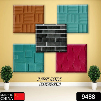 Design Wallpaper 3D Foam Wallpaper Sticker Panels I Ceiling Wallpaper For Living Room Bedroom I Furniture, Door I Foam Tiles - infinityexculsivestore.com