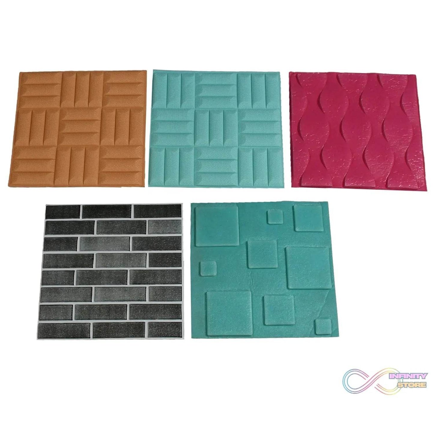 Design Wallpaper 3D Foam Wallpaper Sticker Panels I Ceiling Wallpaper For Living Room Bedroom I Furniture, Door I Foam Tiles - infinityexculsivestore.com