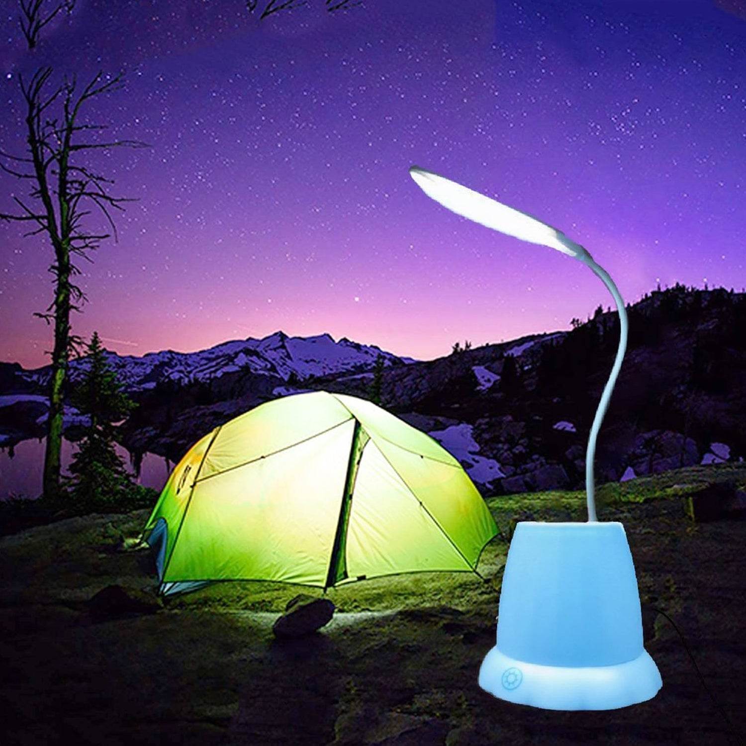 Desk Lamp with Pen Holder Table Lamp with Pencil Stand for Home Office - infinityexculsivestore.com