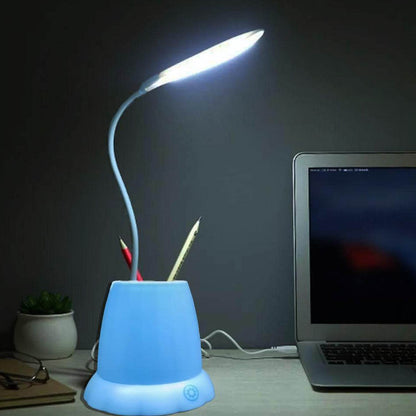 Desk Lamp with Pen Holder Table Lamp with Pencil Stand for Home Office - infinityexculsivestore.com