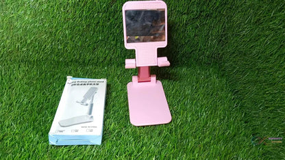 Desktop Cell Phone Stand Phone Holder full 3 - Way Adjustable Phone Stand for Desk Height + Angles Perfect As Desk Organizers and Accessories. - infinityexculsivestore.com