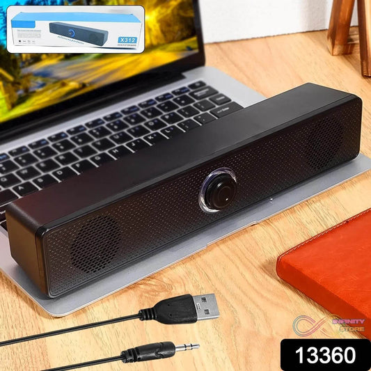 Desktop, Computer Speaker, Wired Plug and Play USB Powered Speaker (1 Pc) - infinityexculsivestore.com