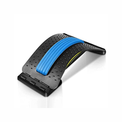 Back Pain Relief Device Back Stretcher, Spinal Curve Back Relaxation Device, Multi-Level Lumbar Region Back Support For Lower & Upper Muscle Pain Relief, Back Massager For Bed Chair & Car (1 Pc) - infinityexculsivestore.com