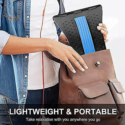 Back Pain Relief Device Back Stretcher, Spinal Curve Back Relaxation Device, Multi-Level Lumbar Region Back Support For Lower & Upper Muscle Pain Relief, Back Massager For Bed Chair & Car (1 Pc) - infinityexculsivestore.com