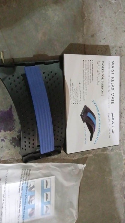 Back Pain Relief Device Back Stretcher, Spinal Curve Back Relaxation Device, Multi-Level Lumbar Region Back Support For Lower & Upper Muscle Pain Relief, Back Massager For Bed Chair & Car (1 Pc) - infinityexculsivestore.com