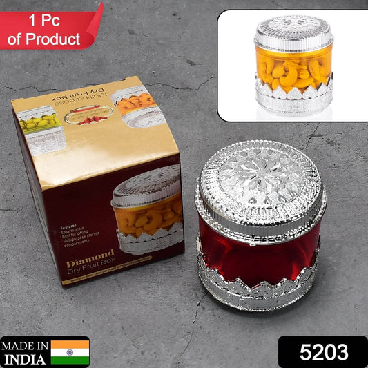 Diamond Design Dry Fruit Storage Box - infinityexculsivestore.com