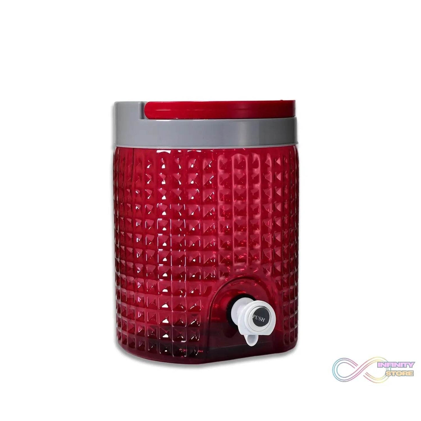 Diamond cut design plastic water jug to carrying water and other beverages. (4500Ml) - infinityexculsivestore.com