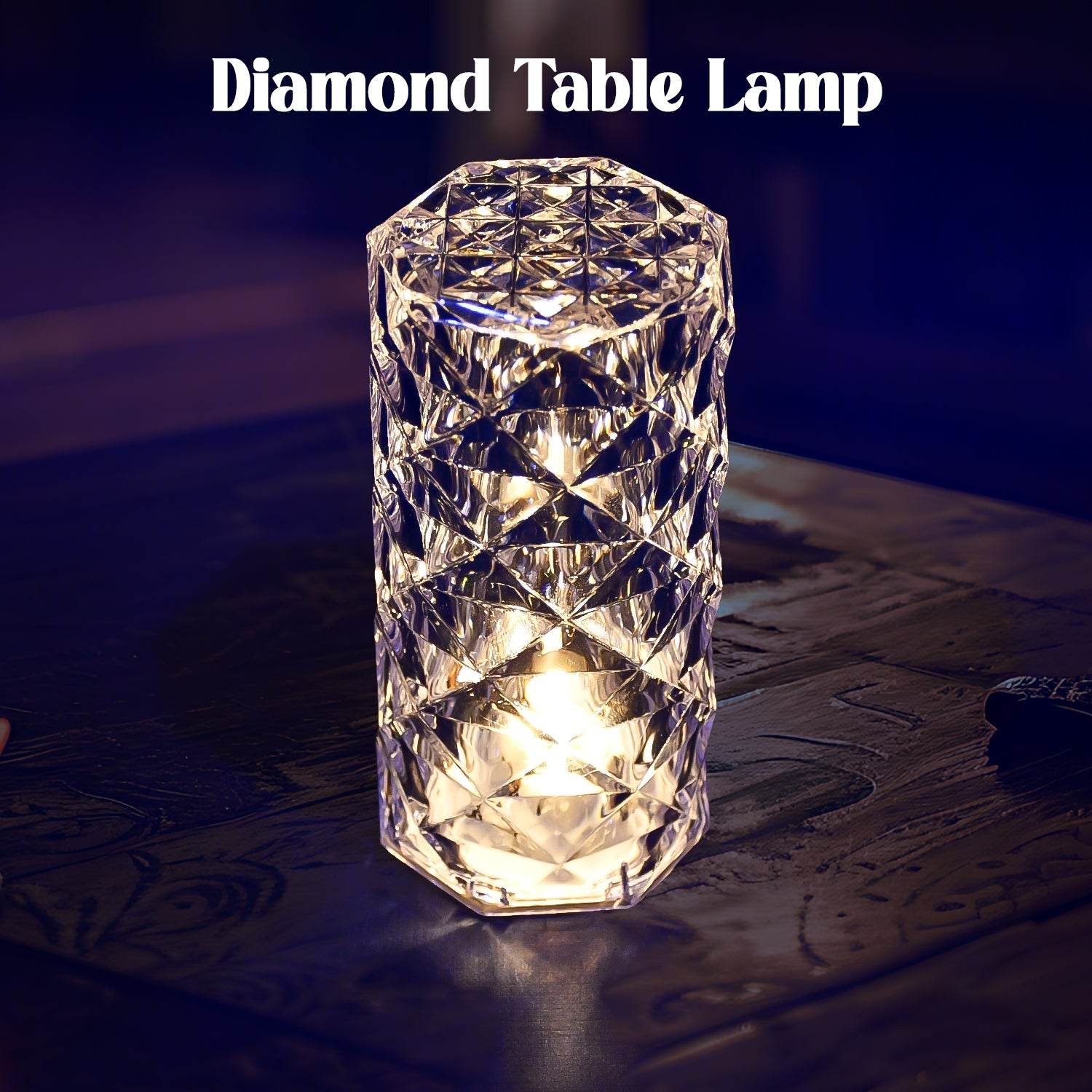 Diamond table lamp Candles for Home Decoration, Crystal Candle Lights - infinityexculsivestore.com