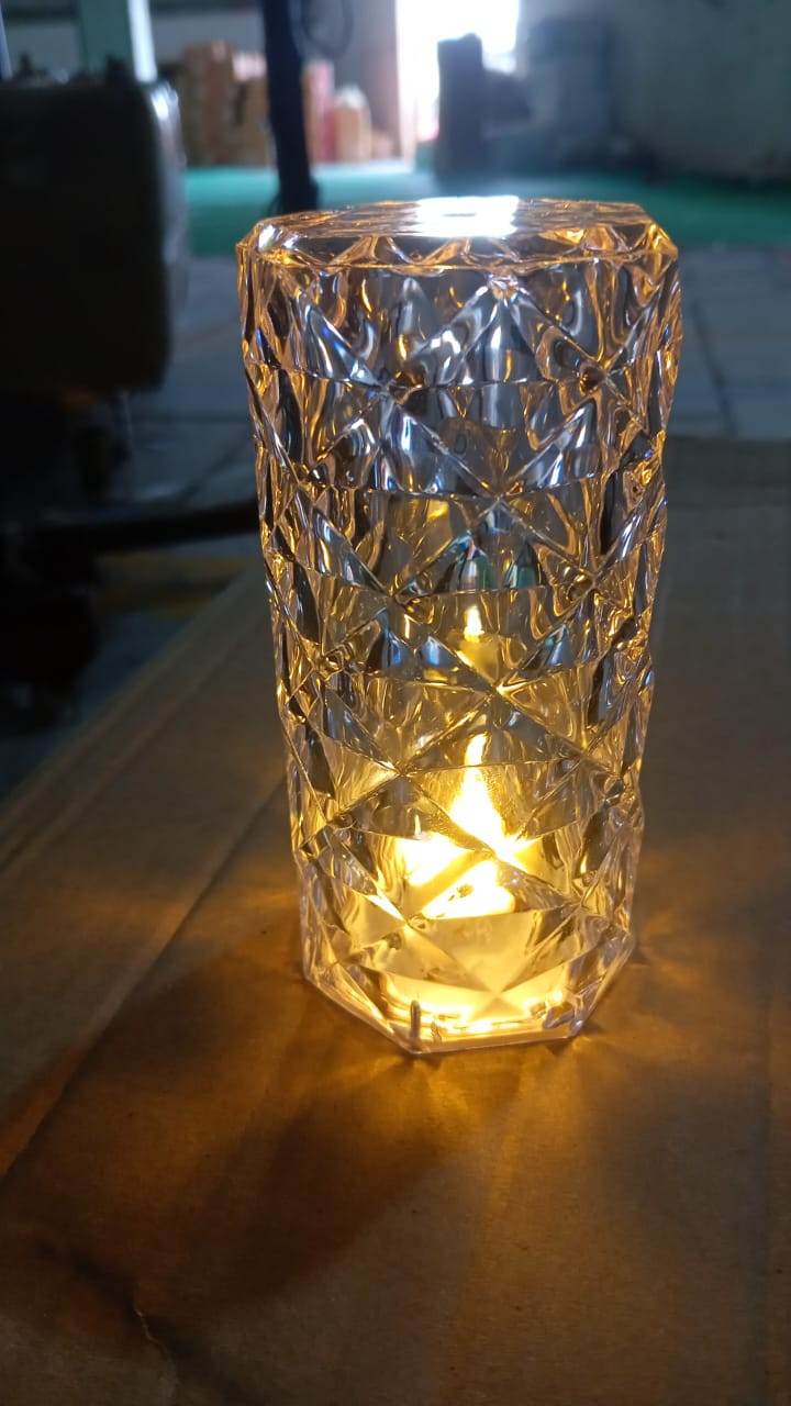 Diamond table lamp Candles for Home Decoration, Crystal Candle Lights - infinityexculsivestore.com
