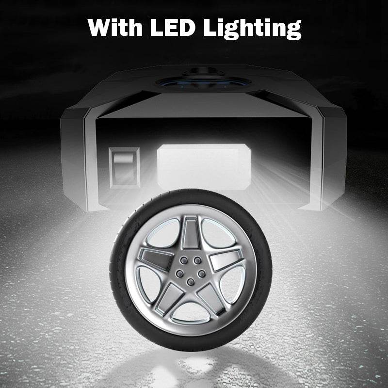 Digital Car Tyre Inflator Portable Air Compressor Pump - infinityexculsivestore.com