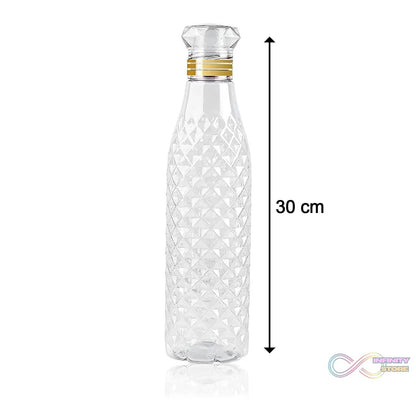 Dimond Cut Water Bottle used by kids, children’s and even adults for storing and drinking water throughout travelling to different-different places and all. - infinityexculsivestore.com