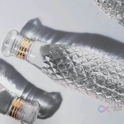 Dimond Cut Water Bottle used by kids, children’s and even adults for storing and drinking water throughout travelling to different-different places and all. - infinityexculsivestore.com