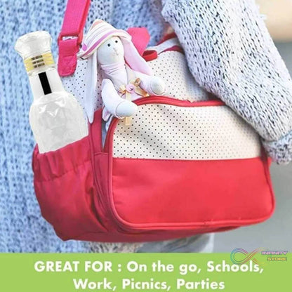 Dimond Cut Water Bottle used by kids, children’s and even adults for storing and drinking water throughout travelling to different-different places and all. - infinityexculsivestore.com